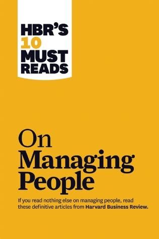book review  managing people hbr series  management biz india