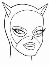 Catwoman Coloring Kids sketch template