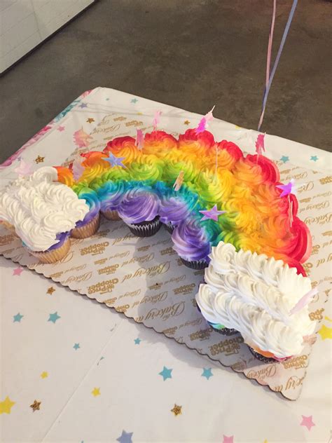 rainbow cupcake cake rainbow cupcakes rainbow birthday party