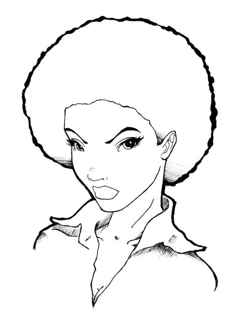afro black girl coloring pages coloring pages
