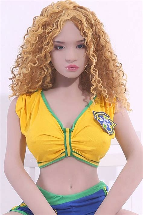Gabriella 158cm 5ft2 Blonde Curls A Cup Sex Doll Yidoll