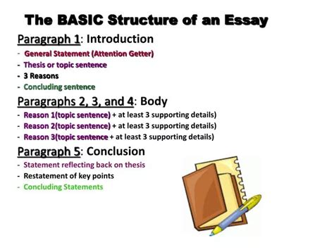 basic structure   essay powerpoint