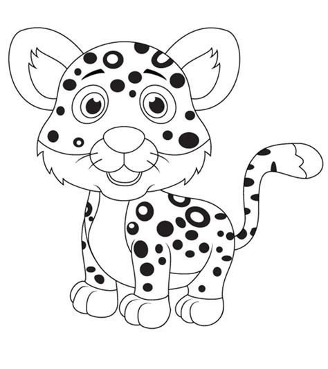 top   printable leopard coloring pages