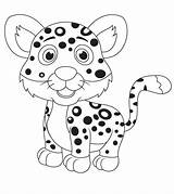 Momjunction Cheetah sketch template