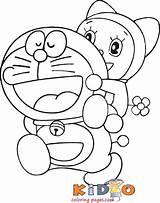 Coloring Dorami Doraemon Pages Kids Drawing Print sketch template