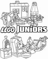 Lego Coloring Juniors sketch template