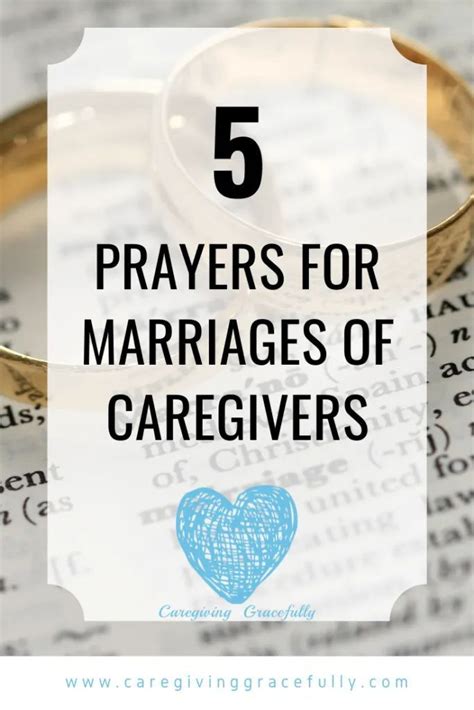 5 Prayers For Marriages Of Caregivers Prayers Caregiver