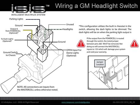 ford headlight dimmer switch wiring diagram