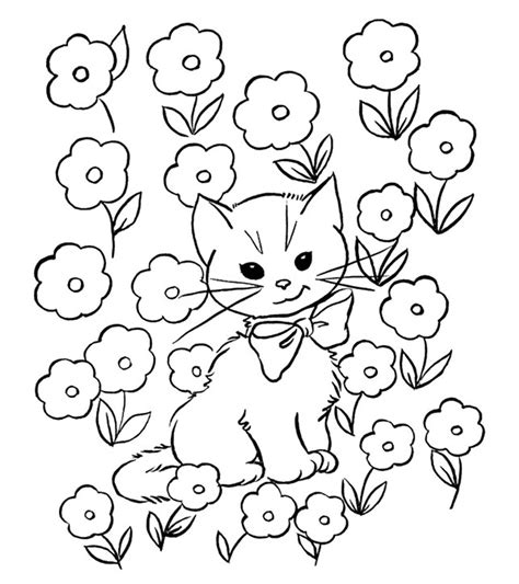 printable coloring pages cats printable world holiday