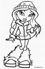 Bratz Coloring Pages Printable Kids Drawing Dolls Colouring Cool2bkids Sheets Girls Print Clipartmag Online Getdrawings Clipart sketch template