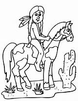 Coloring Pages Indian Horse Ausmalbilder Colorear Sheets Caballo Para Indianer Cowboy Indians Print Printable Do Printables Printactivities Kinder Thanksgiving Für sketch template