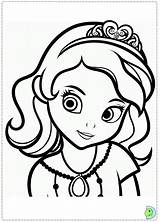 Sofia Princess Coloring First Pages Disney Printable Color Getcolorings sketch template