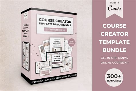 creator canva template bundle  templates