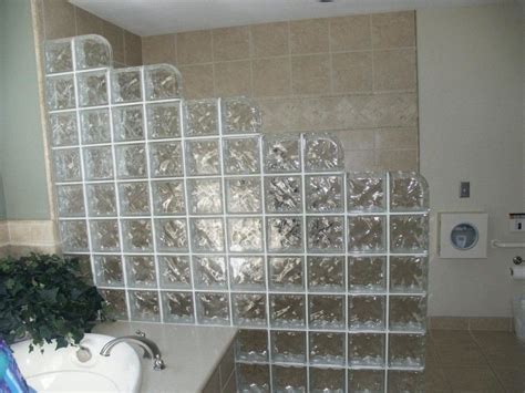 Build A Stepped Half Wall Out Of Glass Blocks On A Rolling