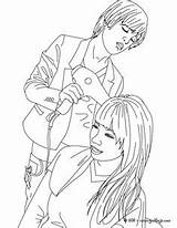 Coloring Pages Salon Volunteer Beauty Hair Getcolorings Hairdresser Getdrawings Hairstyle Forest Fire Colorings sketch template