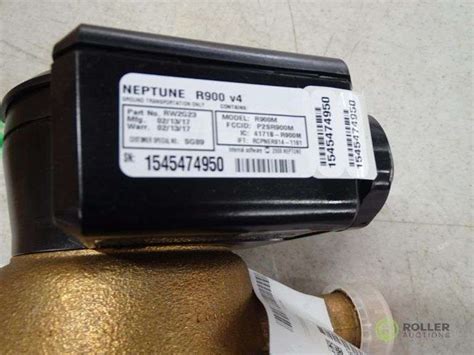 neptune   water meters roller auctions
