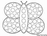 Butterfly Playmais Coloringhome Bingo Bolinhas Cloak Ostern Worksheeto Borboleta Dotter Palmer Practicality Markers Jeux Preschoolers sketch template