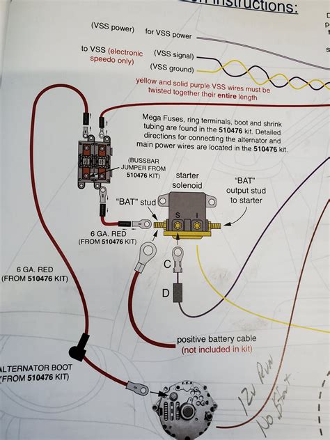 mustang starter wiring diagram