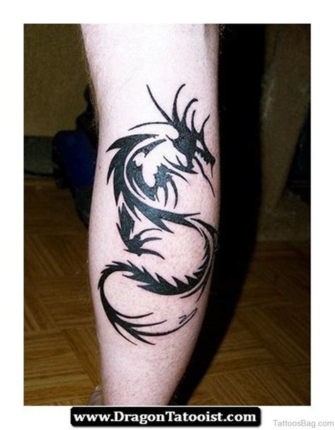 nice  dragon tattoos  leg