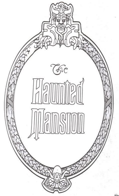 walt disney world haunted mansion coloring pages coloring pages