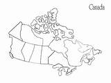 Canada Map Blank Printable Coloring Provinces Drawing Pages Maps Canadian Africa Capitals Wilderness Pdf Line Valid Awesome Flag Label Outline sketch template