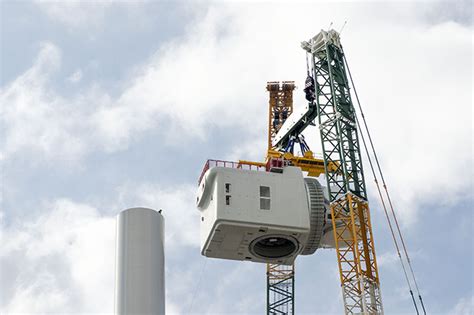 worlds  powerful offshore wind turbine prototype crane network news