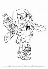 Splatoon Inkling Draw Drawing Step Boy Coloring Female Pages Book Drawings Tutorials Drawingtutorials101 Learn Color Marie Tutorial Callie Inklings Template sketch template