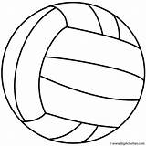 Volleyball Coloring Pages Sports Template Print Clipartmag sketch template