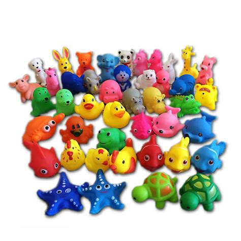 colorful soft rubber animals squeaky bathing toy  babies parvatycom