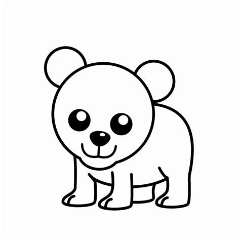 bear cub coloring pages  getdrawings