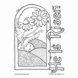Coloring Risen He Pages Easter Color Religious Printable Adults Part Colouring Cards Kids sketch template