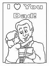 Coloring Pages Fathers Dad Father sketch template