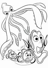 Nemo Dory Coloring Finding Pages Squid Giant Marlin Colossal Attacked Drawing Color Pages2color Getdrawings Heidi Getcolorings Printable sketch template