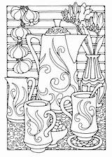 Colouring Grown Stamps Digi Svg Colorier Mom Zentangles Friandises Gateaux 1901 Drawing Craft Indulgy Poquito Casi sketch template