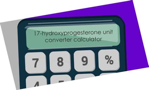 17 hydroxyprogesterone unit converter calculator medical laboratory