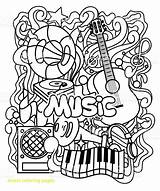 Music Coloring Mandala Pages Getcolorings Printable Color sketch template