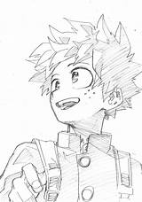 Bnha Pages Coloring Template sketch template