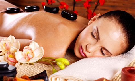 hot stone massage with facial the avenue beauty salon groupon