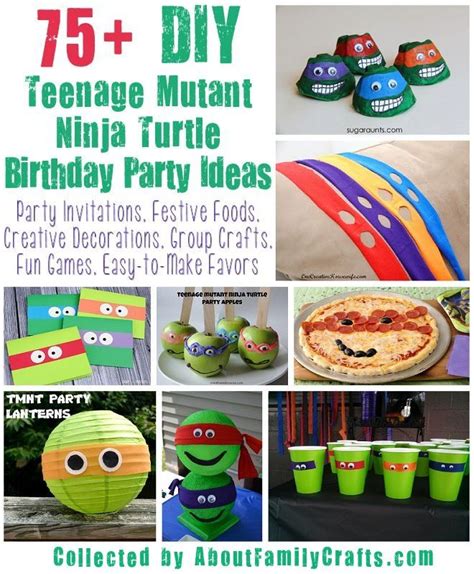 diy teenage mutant ninja turtles birthday party ideas ab ninja