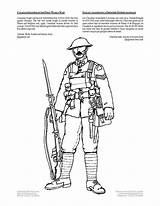Guerra Colorare Disegni Soldato Mondiale Seconda sketch template
