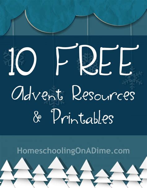 advent printables resources kids activities saving money