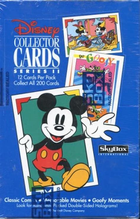 disney collector cards series  hobby box  skybox da card world
