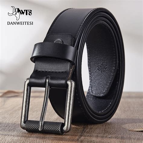 [dwts]men s belt leather belt men genuine leather men belt male strap