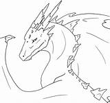 Dragon Outlines Coloring Clipart Line Comments Library sketch template