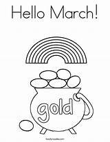 Coloring March Hello Built California Usa Print Twistynoodle Noodle sketch template