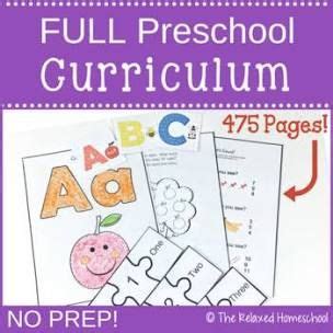 curriculum  preschoolers guide   busy mom preschool