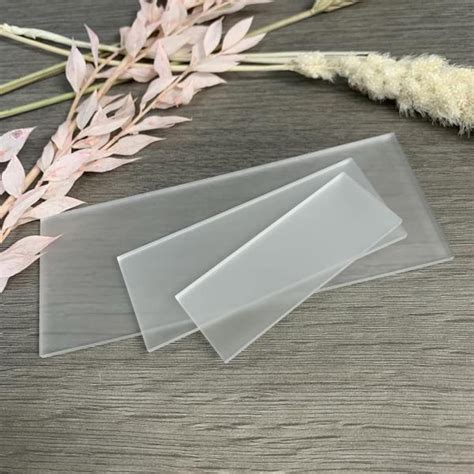 frosted blank acrylic rectangle pieces mm acrylic frosted etsy