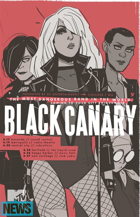 this exclusive new art from dc s ‘black canary comic