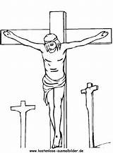 Ostern Ausdrucken Ausmalbild Kostenlos Kreuz Malvorlagen Malvorlage Drucken Thema Crucifixion Ausmalbildervorlagen Crucified Bibel sketch template