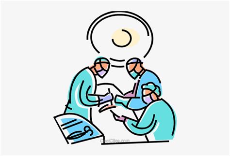 Doctors In Surgery Royalty Free Vector Clip Art